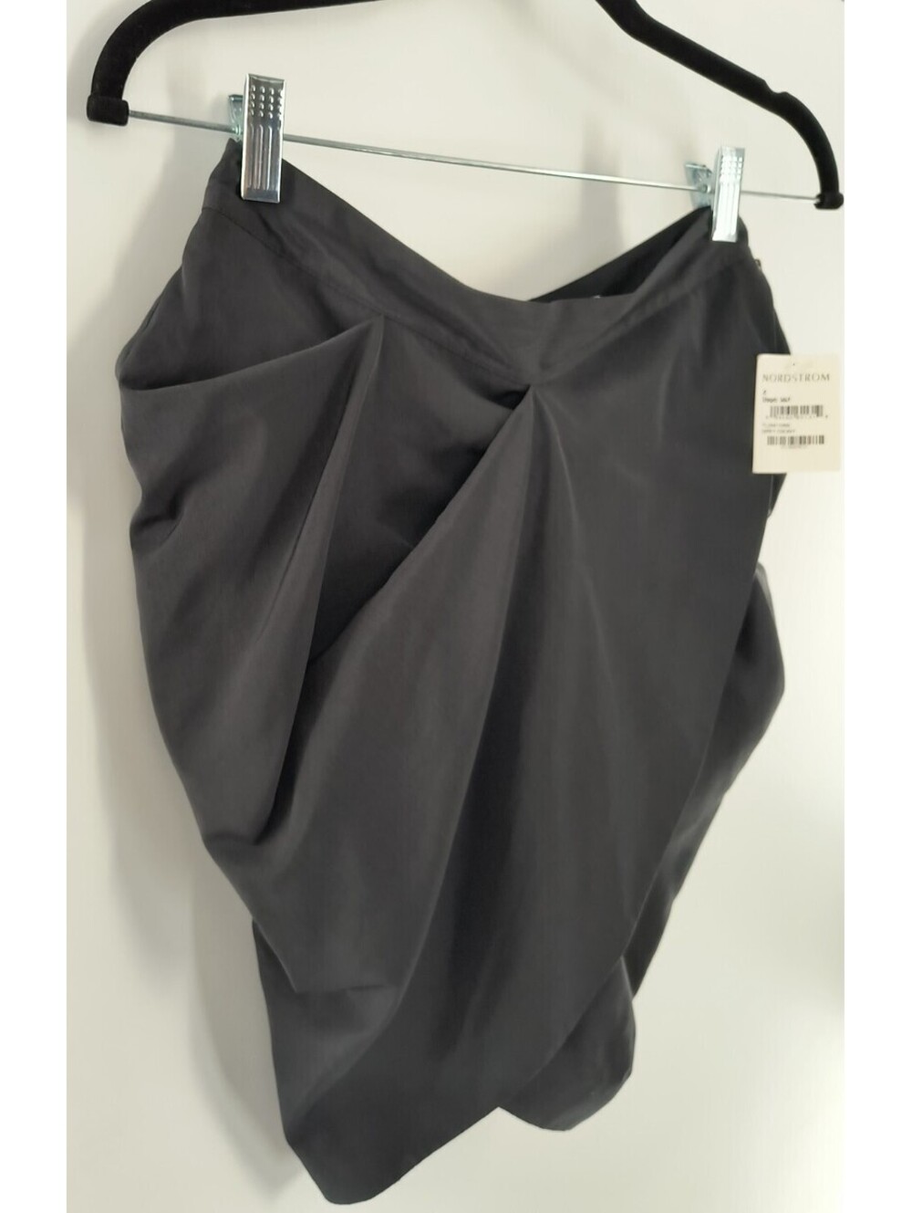 Nordstrom Leith Women's Size 2 Grey Ebony skirt 061